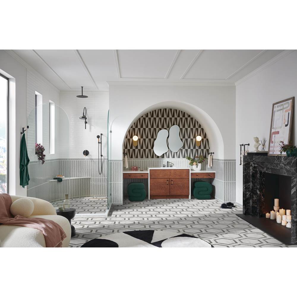 Litze® Widespread Lavatory Faucet With High Spout - Less Handles-related