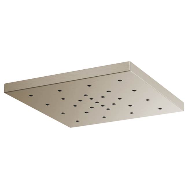 Universal Showering 14'' Linear Round H2Okinetic® Single-Function Raincan Shower -related