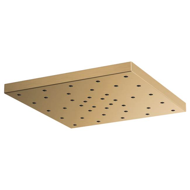 Universal Showering 14'' Linear Square H2Okinetic® Single-Function Raincan Shower-shop