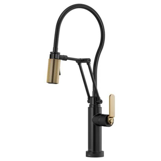 Smarttouch Articulating Faucet With Industiral Handle And Fi-related