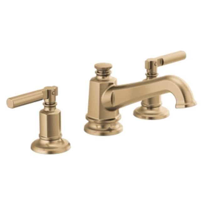 Invari® Widespread Lavatory Faucet With Angled Spout - Less Handles-related