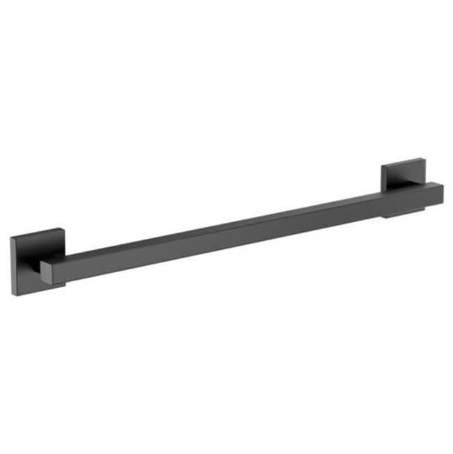 Contemporary Square Decorative Ada Grab Bar - 24''-related