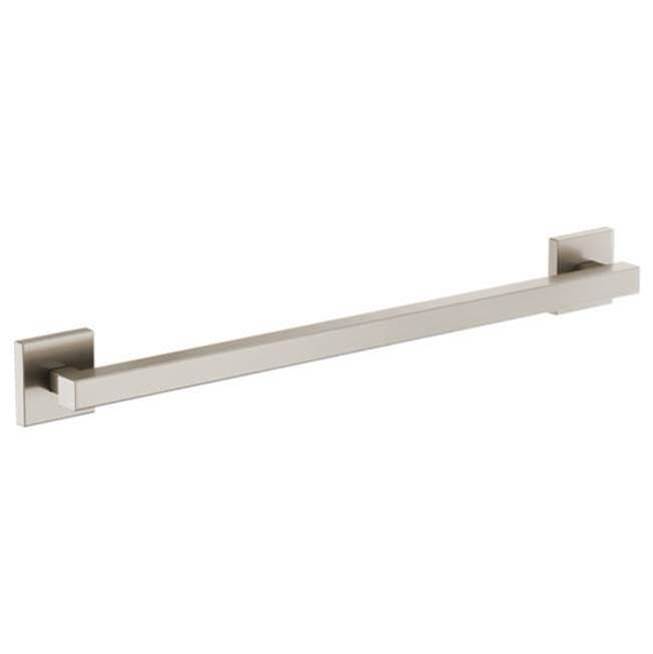 Contemporary Square Decorative Ada Grab Bar - 24''-shop