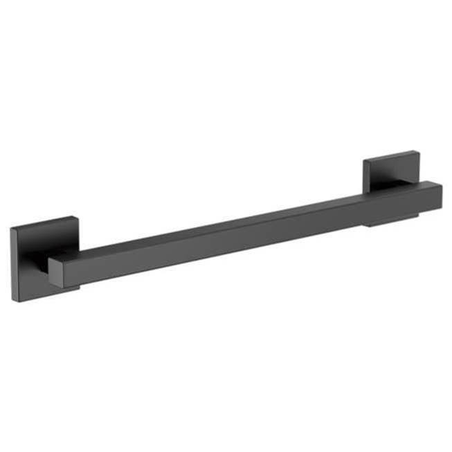 Contemporary Square Decorative Ada Grab Bar - 18''-related