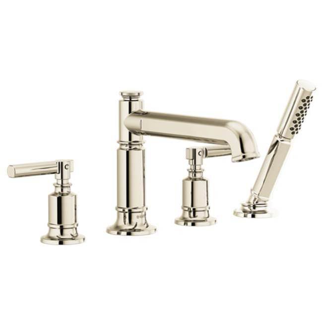 Invari® Roman Tub Faucet With Handshower - Less Handles-related
