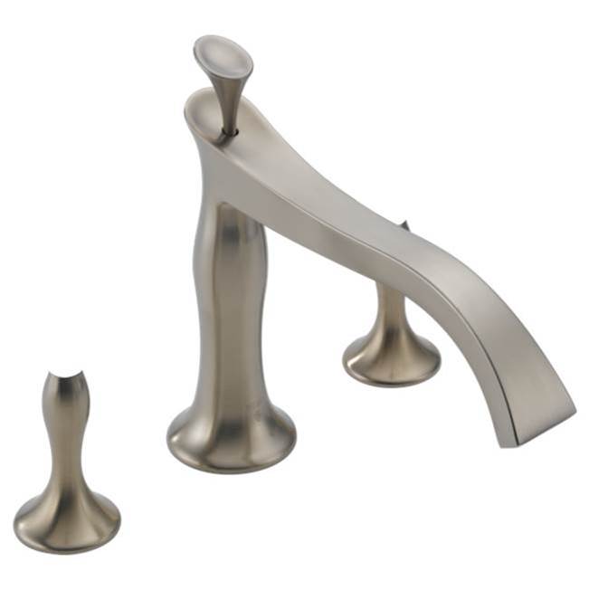 RSVP® Three Hole Roman Tub Trim - Less Handles-shop