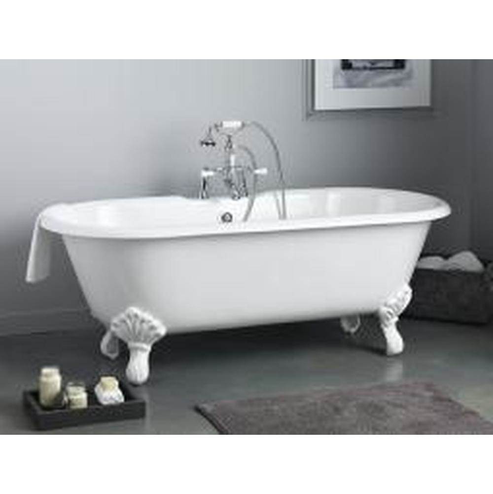REGAL Cast Iron Bathtub with Continuous Rolled Rim and Shaughnessy Feet-shop