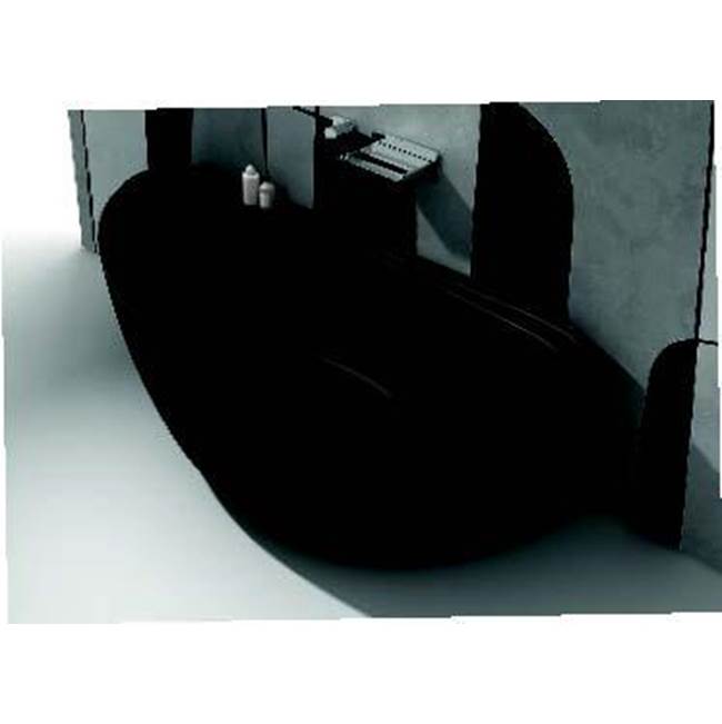Genoa Solid Surface Bathtub, Matte Black-related