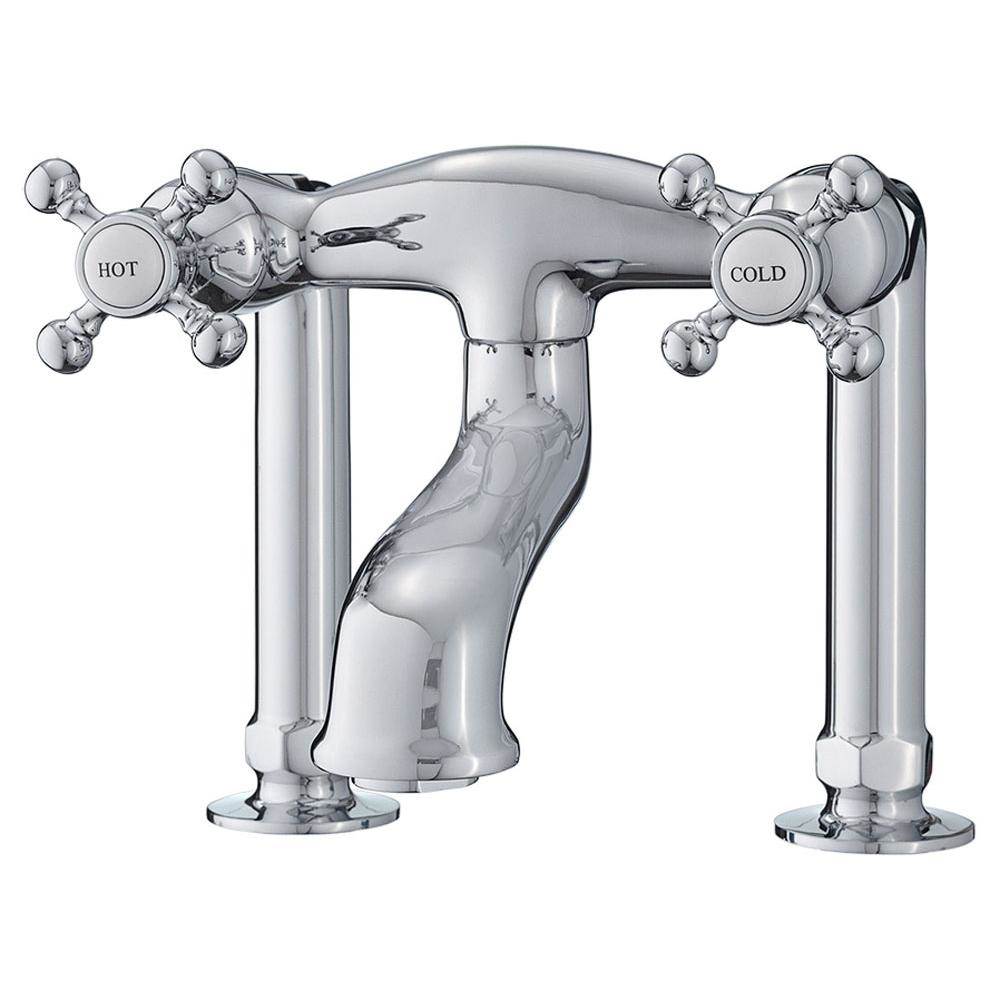 5100 SERIES Basic Extra-Tall Deck-Mount Tub Filler - Cross Handles-related