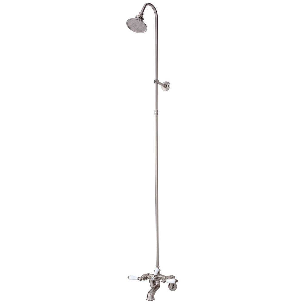 5100 SERIES Tub Filler with Overhead Shower - Lever Handles-related