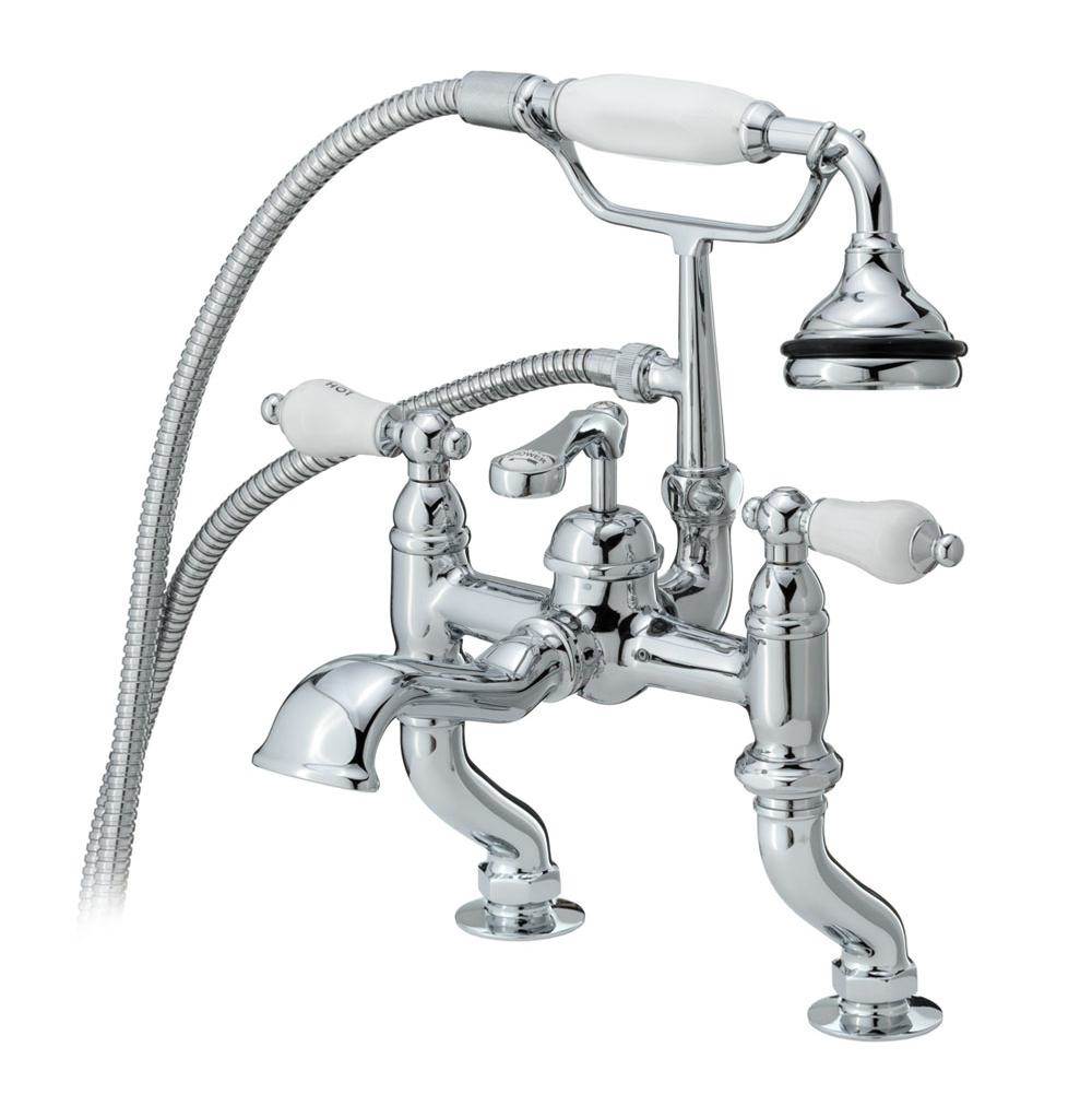 Variable-Spread Deck-Mount Tub Filler-shop