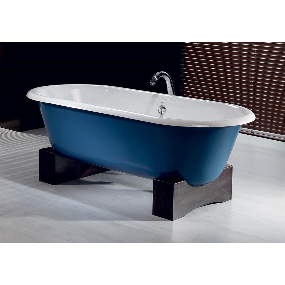 Regal Tub, 68'', Biscuit, 6'' Drill, Dark Beech Base-related