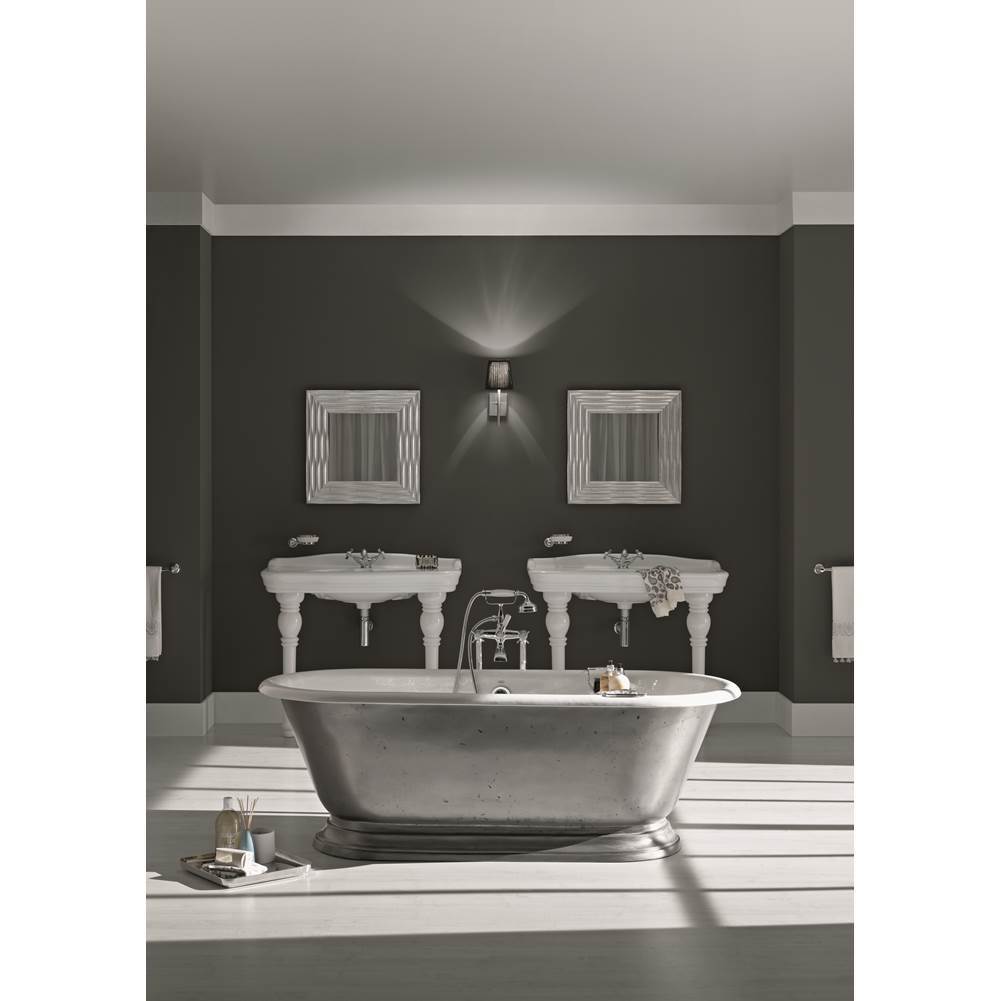 SANDRINGHAM Cast Iron Bathtub with Burnished Exterior-shop