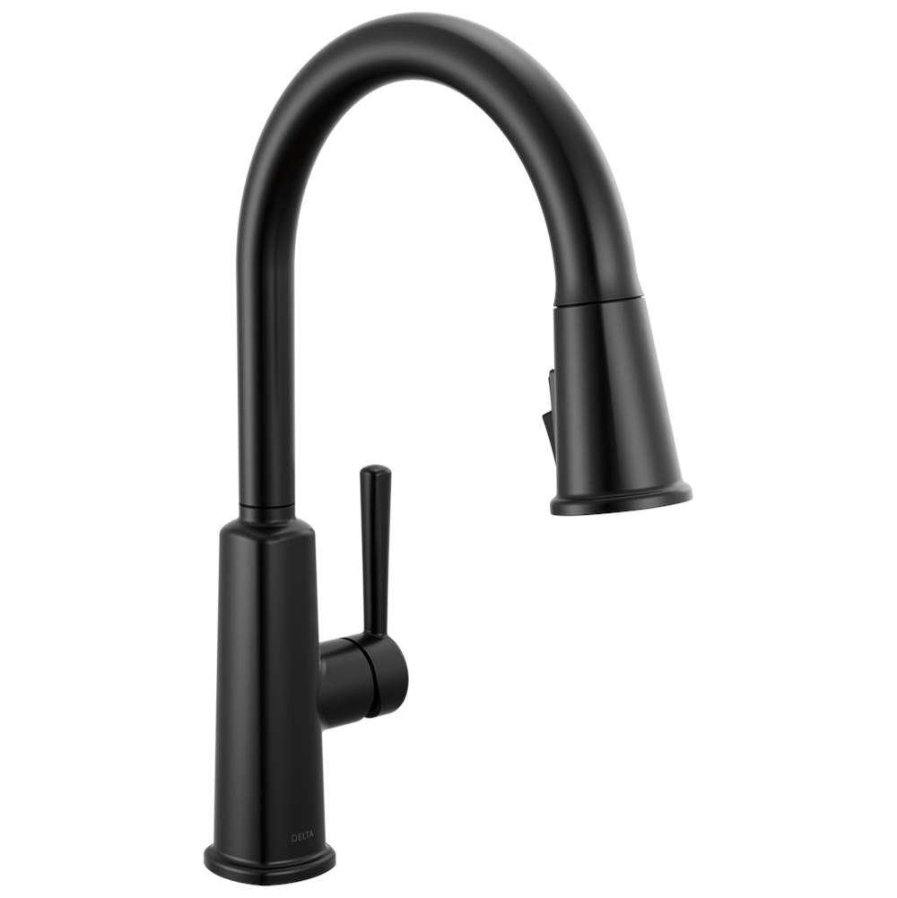 Finnridge Single Handle Pull-Down Kitchen Faucet in Matte Black-related