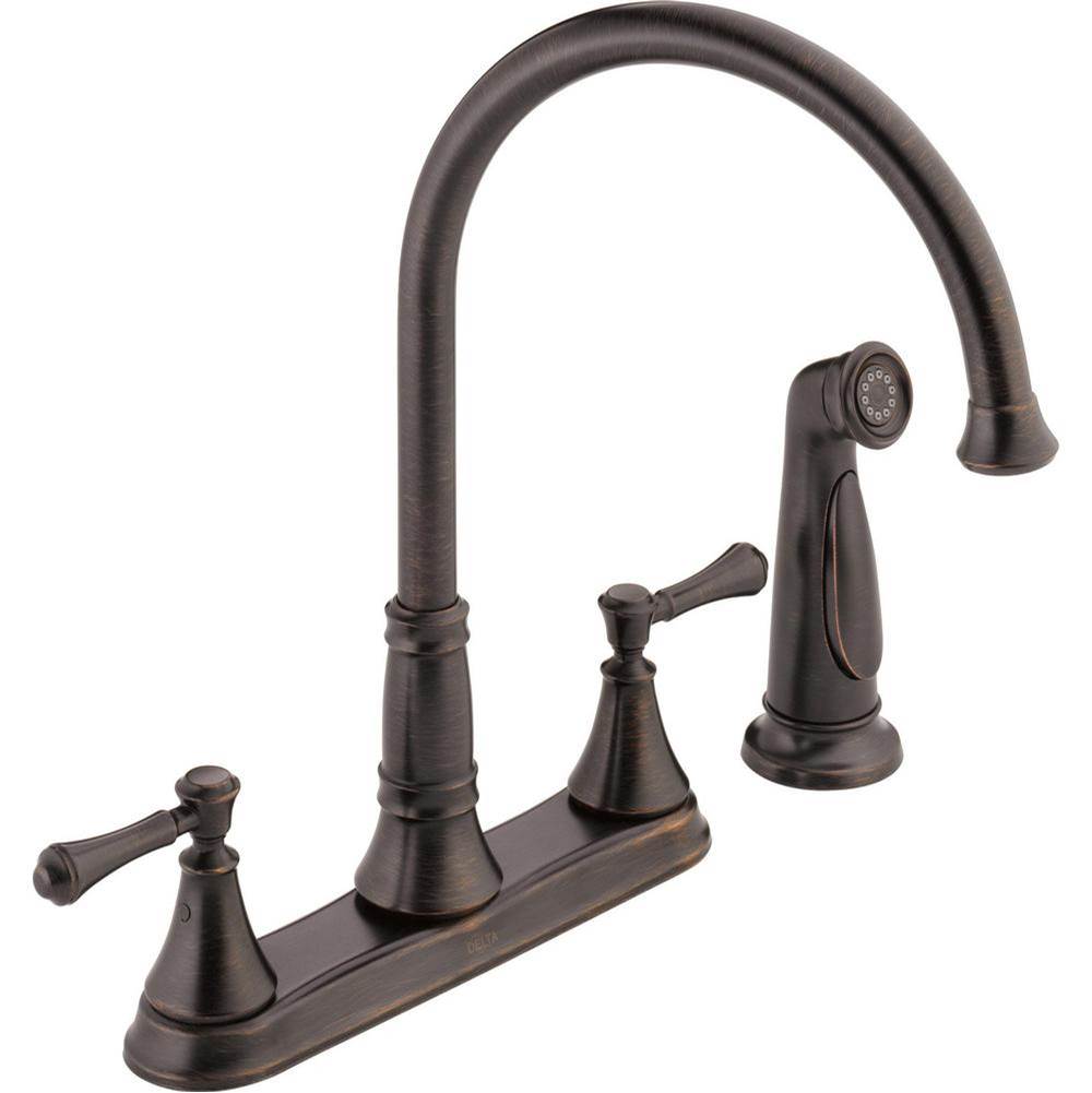 Cassidy? Two Handle Kitchen Faucet with Spray-related