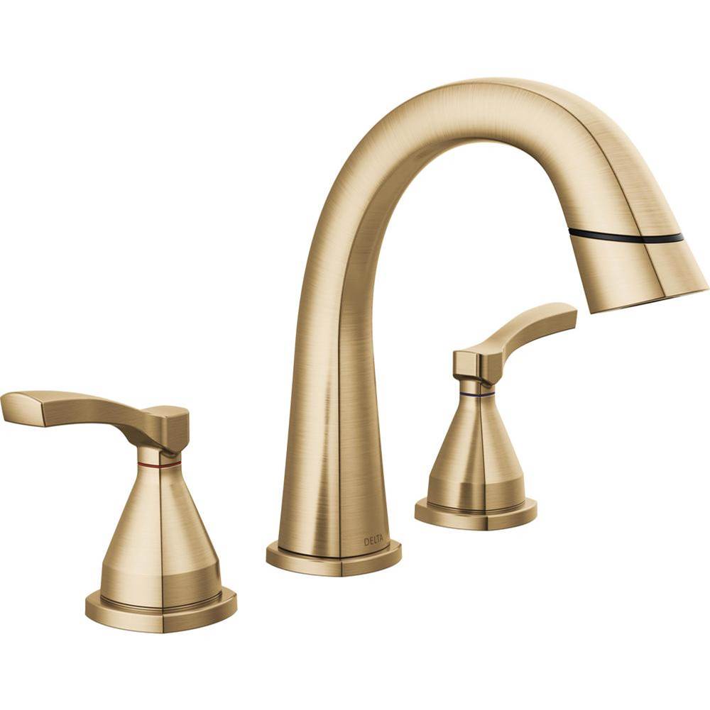 Stryke? Two Handle Widespread Pull Down Bathroom Faucet-related