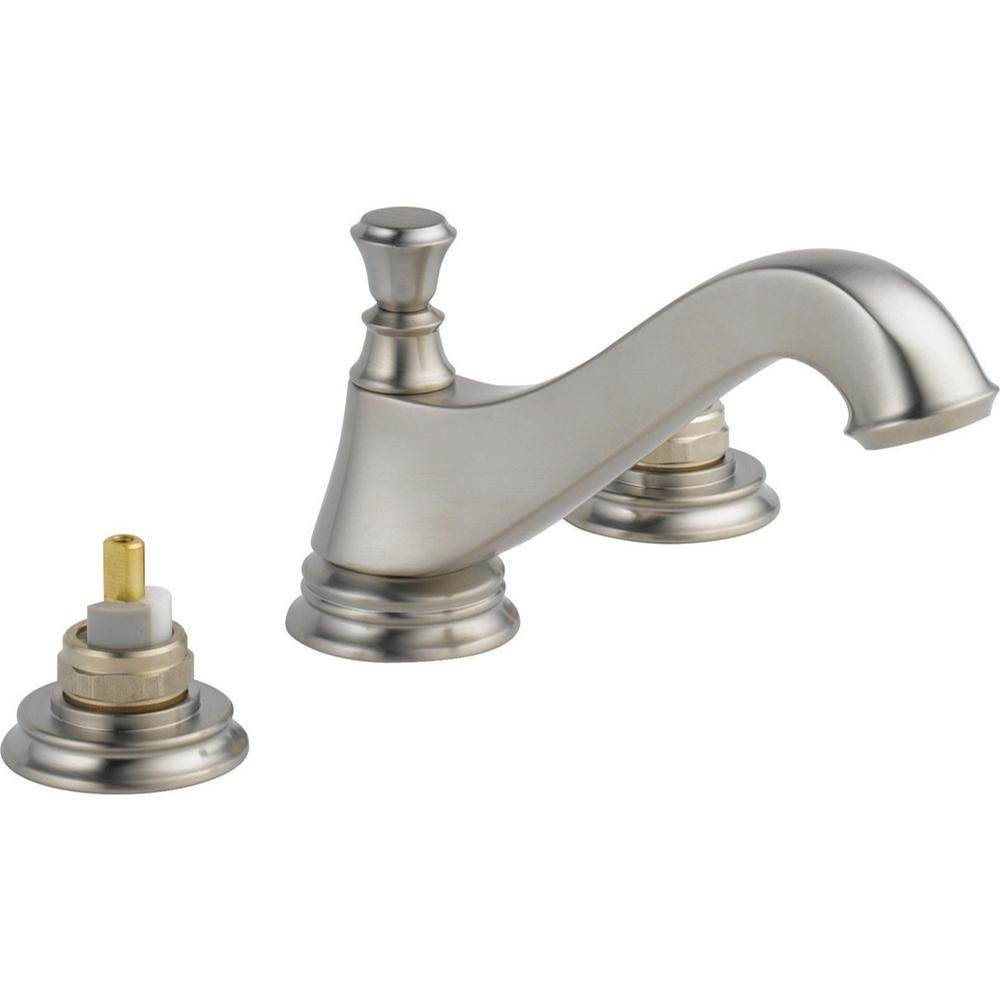 Cassidy? Two Handle Widespread Bathroom Faucet - Low Arc Spout - Less Handles-shop