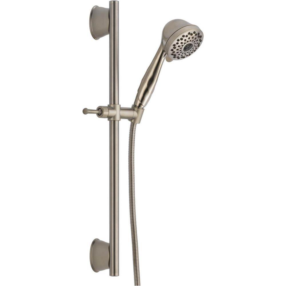 Universal Showering Components 7-Setting Slide Bar Hand Shower-shop
