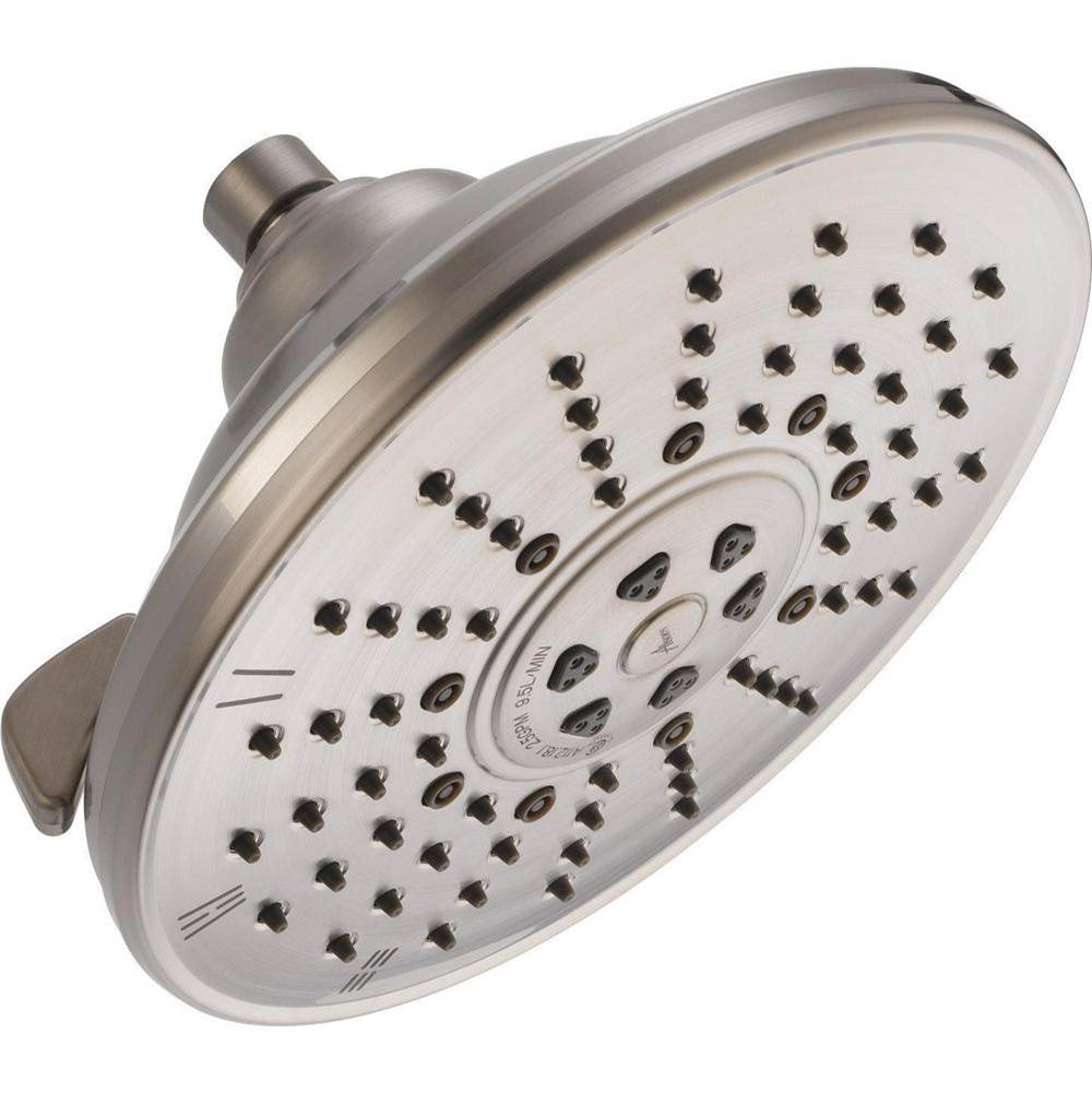 Universal Showering Components 3-Setting Raincan Shower Head-related