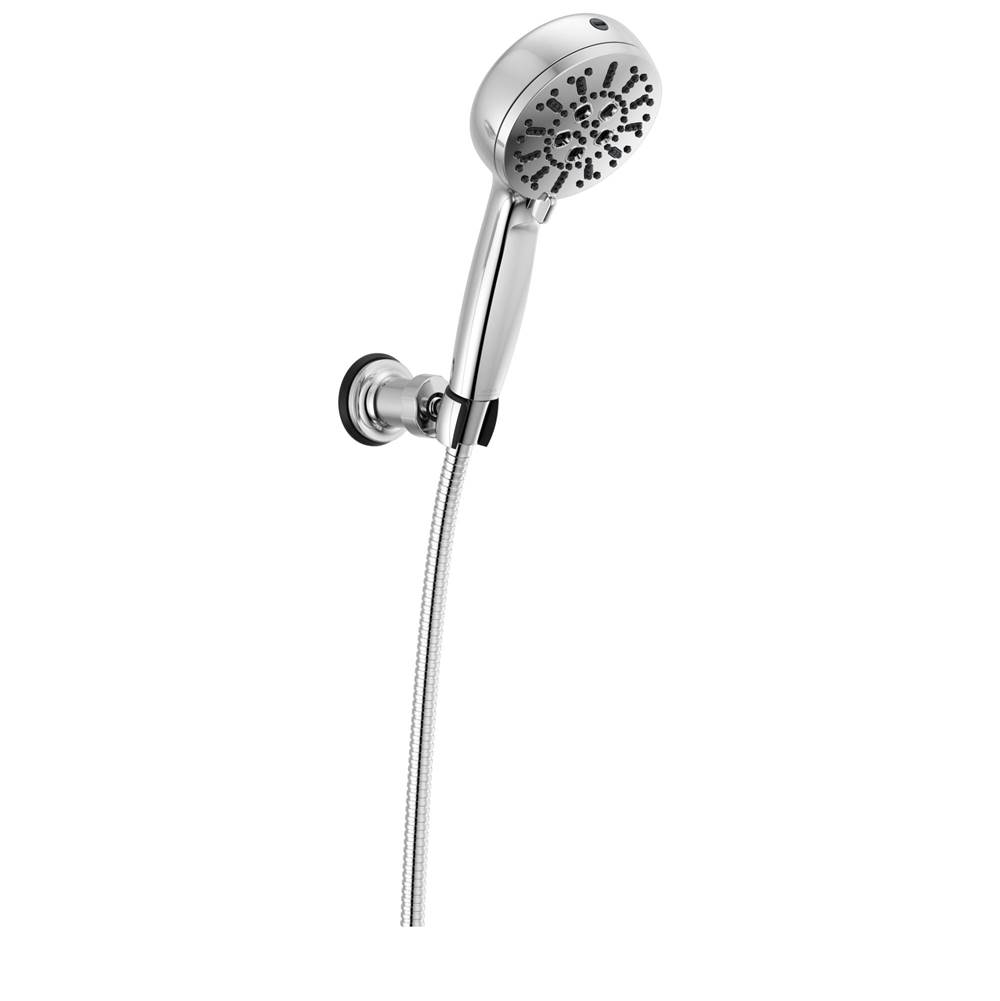 Universal Showering Components 7-Setting Wall Mount Hand Shower with Cleaning Spr-related