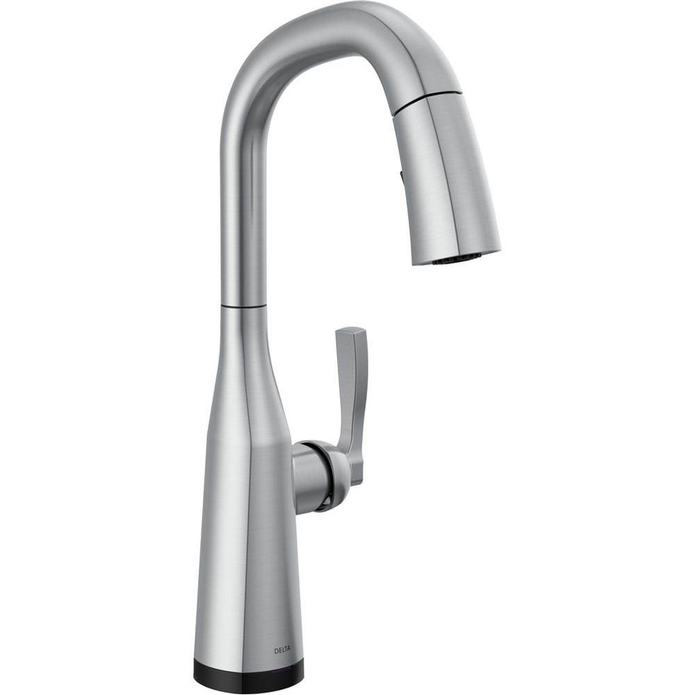 Stryke? Single Handle Pull Down Bar/Prep Faucet with Touch 2O Technology-related