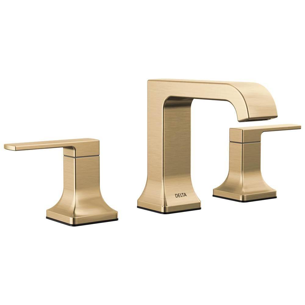 Velum Two Handle Widespread Bathroom Faucet Champagne Bronze-related