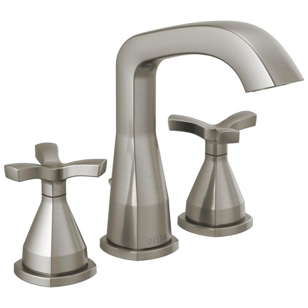 Stryke? Two Handle Widespread Bathroom Faucet With Pop-Up Drain-related