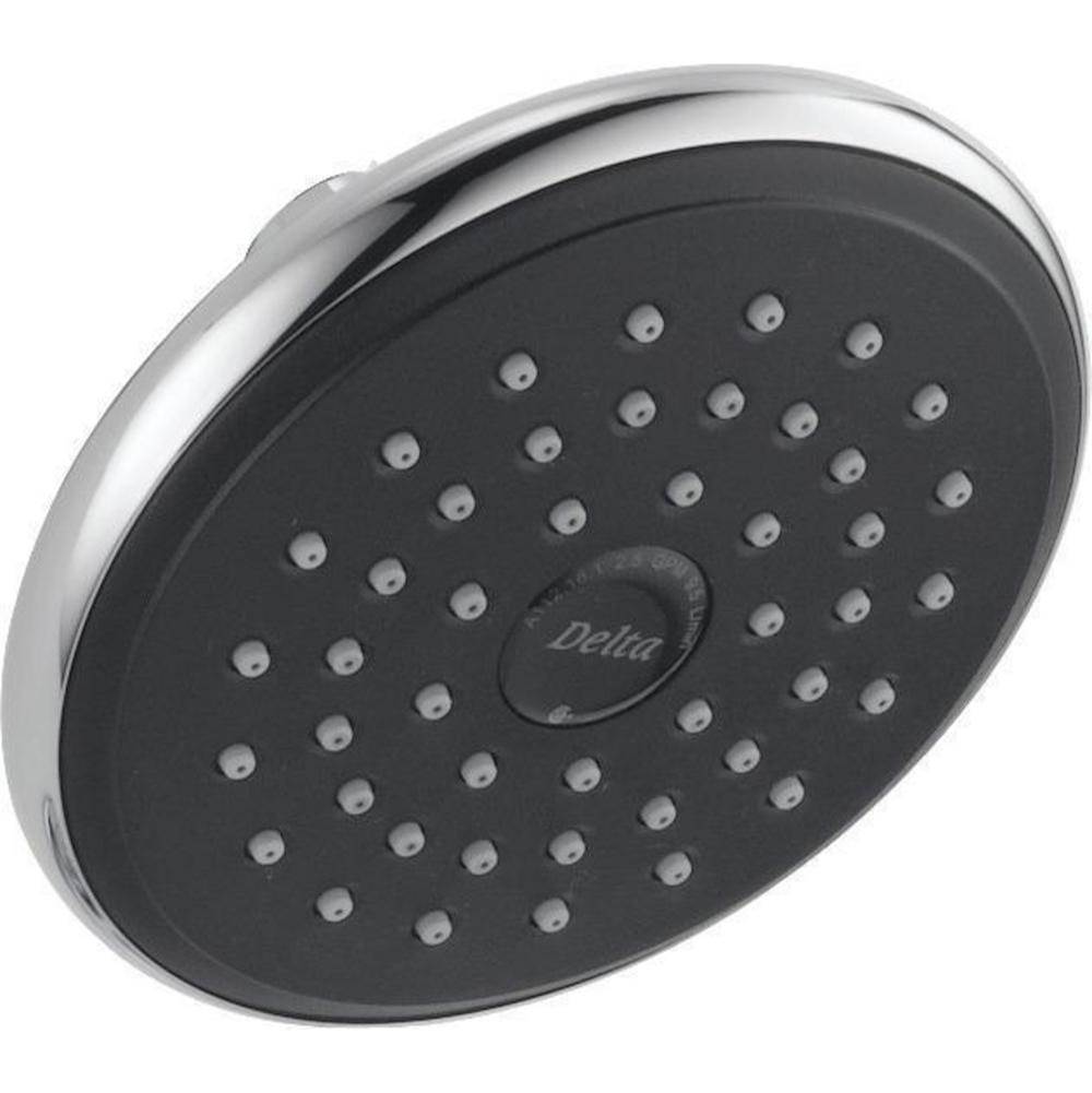 Universal Showering Components Single-Setting Raincan Shower Head-related