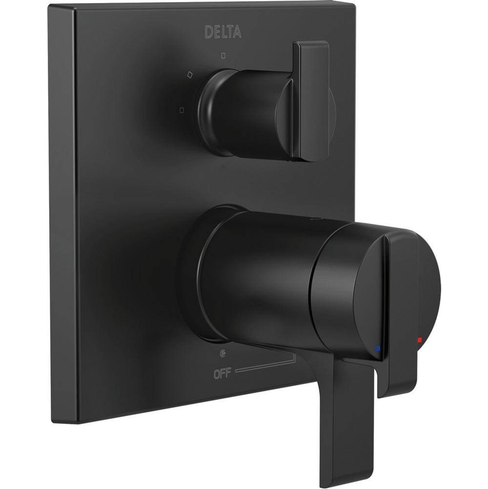 Ara? Angular Modern TempAssure? 17T Series Valve Trim with 3-Setting Integrated D-related