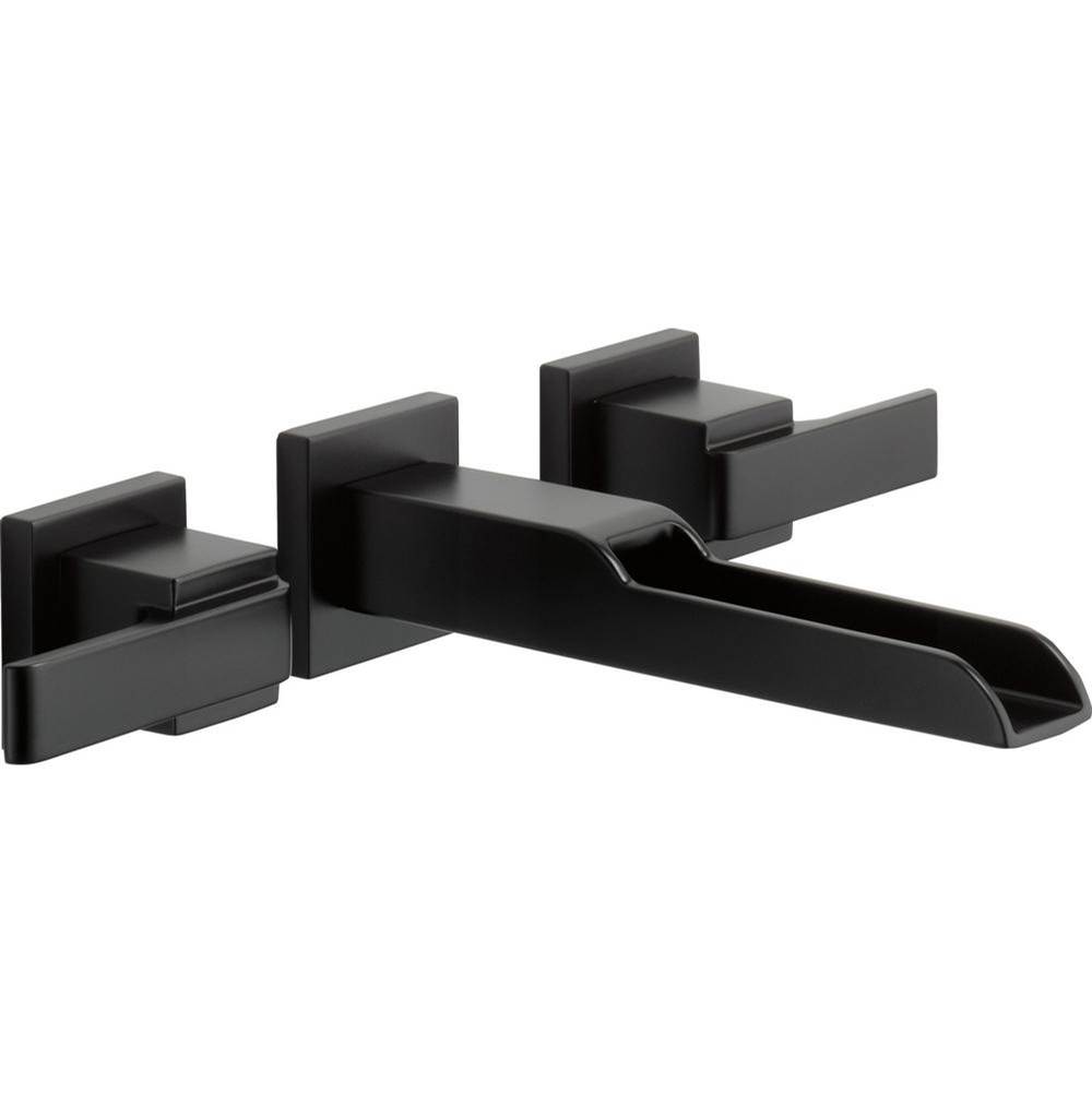 Ara? Two Handle Wall Mount Channel Bathroom Faucet Trim-related