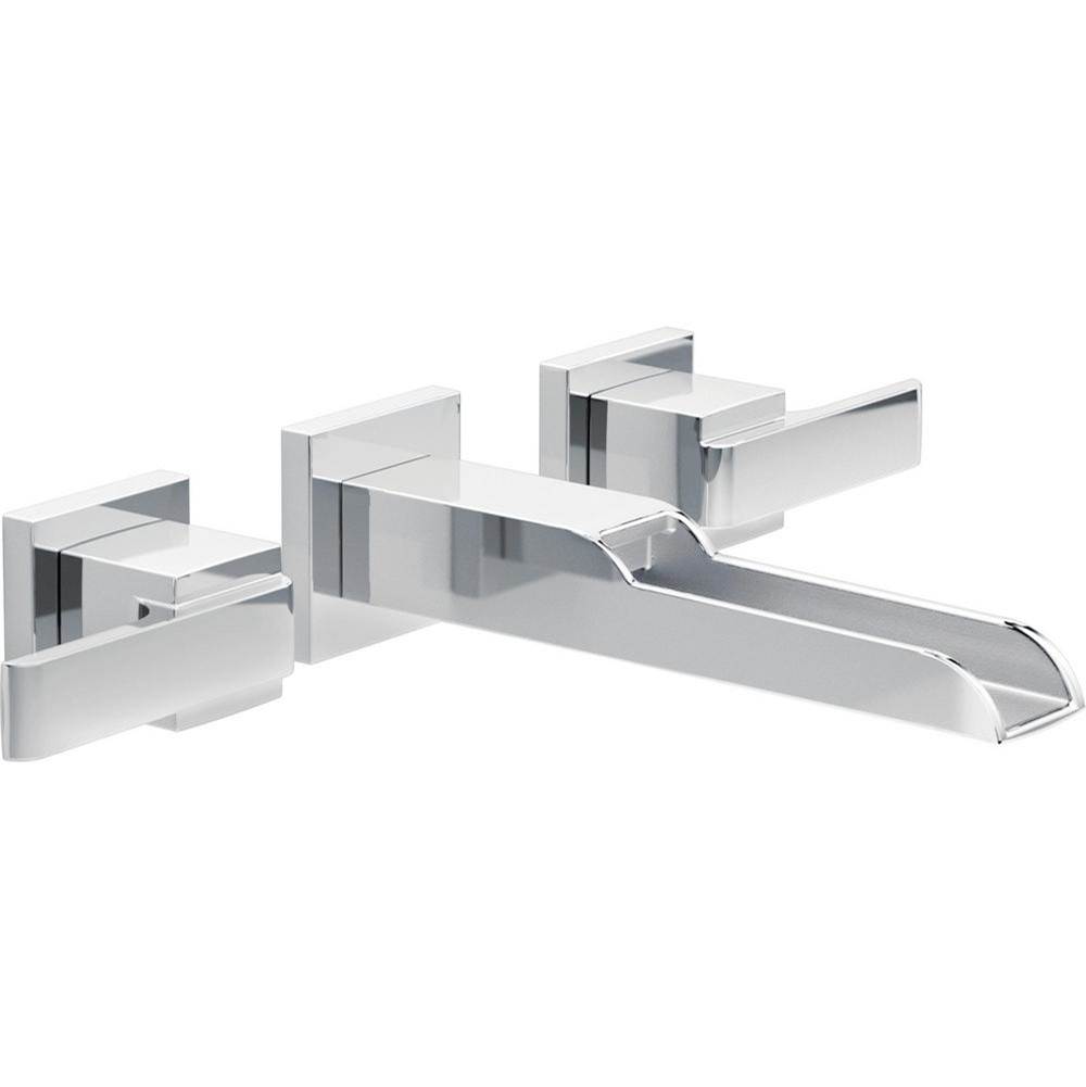 Ara? Two Handle Wall Mount Channel Bathroom Faucet Trim-related