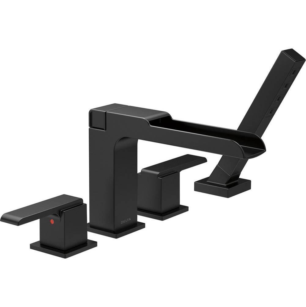 Ara? Roman Tub Trim with Channel Spout and Hand Shower-related