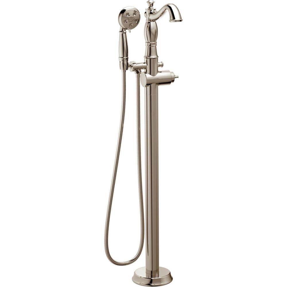 Cassidy? Single Handle Floor Mount Tub Filler Trim with Hand Shower - Less Handle-related
