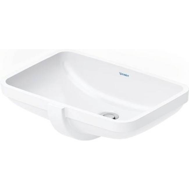 No.1 19 1/4'' Rectangular Undermount Sink in White with Overflow-related