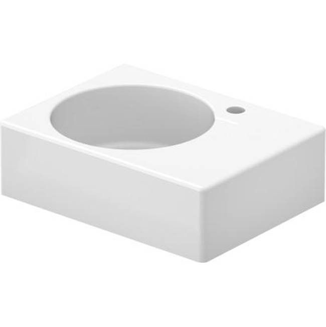 Design Classics 24 1/4'' Rectangular Wall Mounted Sink in White with Single Fauce-related