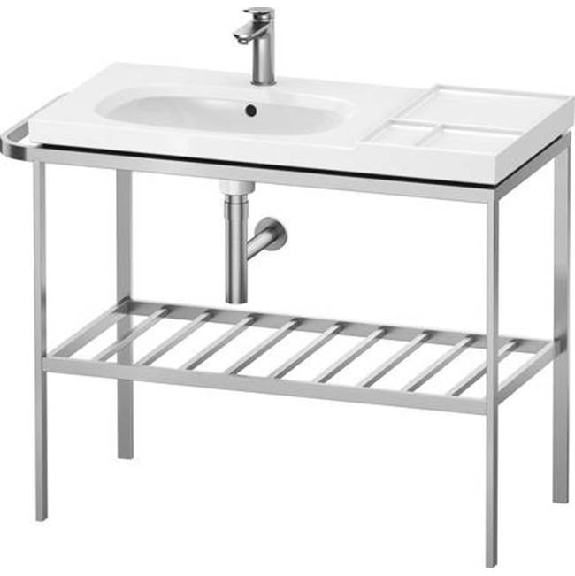 Aurena 38 3/4'' x 31 5/8'' Console in Brushed Stainless Steel-related