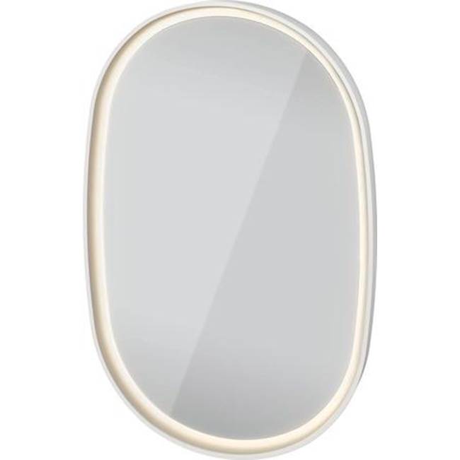 Aurena Sensor Control LED Mirror in Matte White-shop