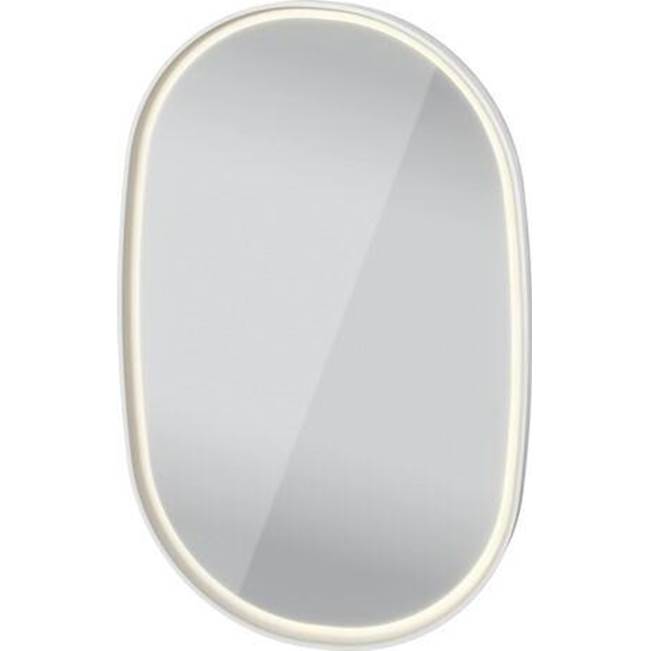 Aurena Sensor Control LED Mirror in Matte White-shop