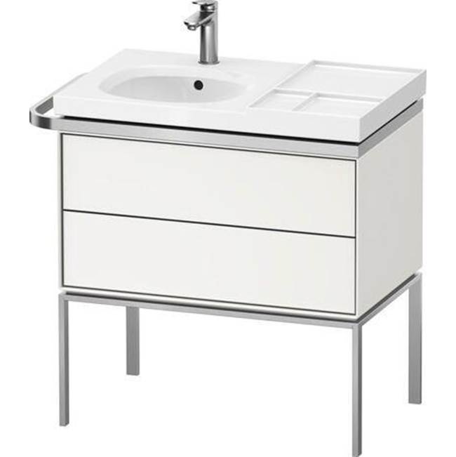 Aurena 30 7/8'' Wall Mount Two Drawer Single Vanity Cabinet in Satin Matte White,-related