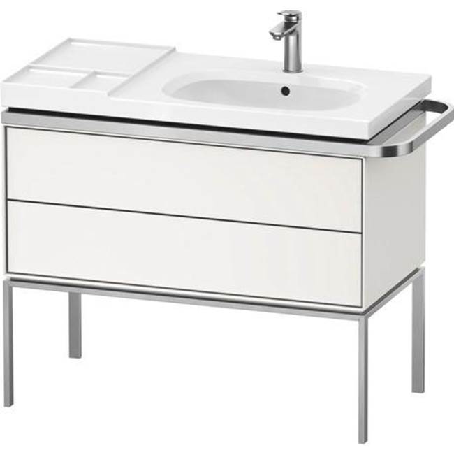 Aurena 38 3/4'' Wall Mount Two Drawer Single Vanity Cabinet in Satin Matte White,-related