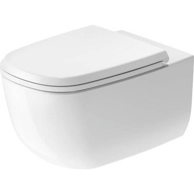 Aurena 1.28/0.8 GPF Dual Flush ADA Compliant Elongated Wall Mounted Toilet in Whi-related