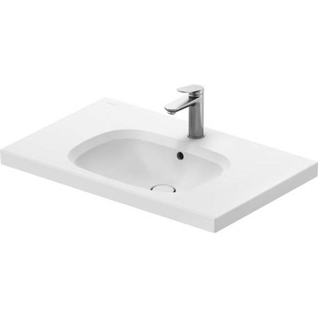 Aurena 30 1/2'' Rectangular Wall Mounted Sink in Satin Matte White with Single Fa-shop