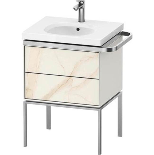 Aurena 23'' Wall Mount Two Drawer Single Vanity Cabinet in Marble Structure, Sink-shop