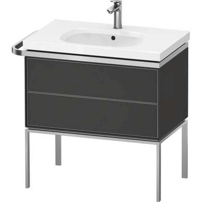 Aurena 30 7/8'' Wall Mount Two Drawer Single Vanity Cabinet in Satin Matte Graphi-related