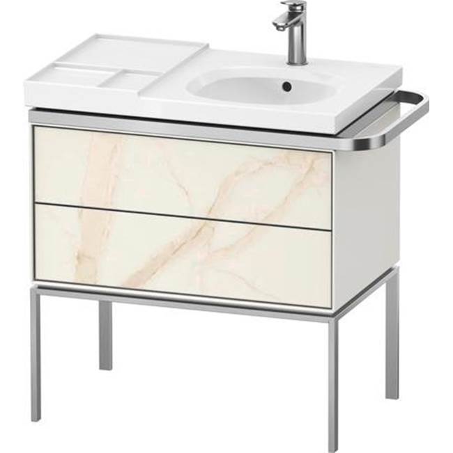 Aurena 30 7/8'' Wall Mount Two Drawer Single Vanity Cabinet in Marble Structure, -related