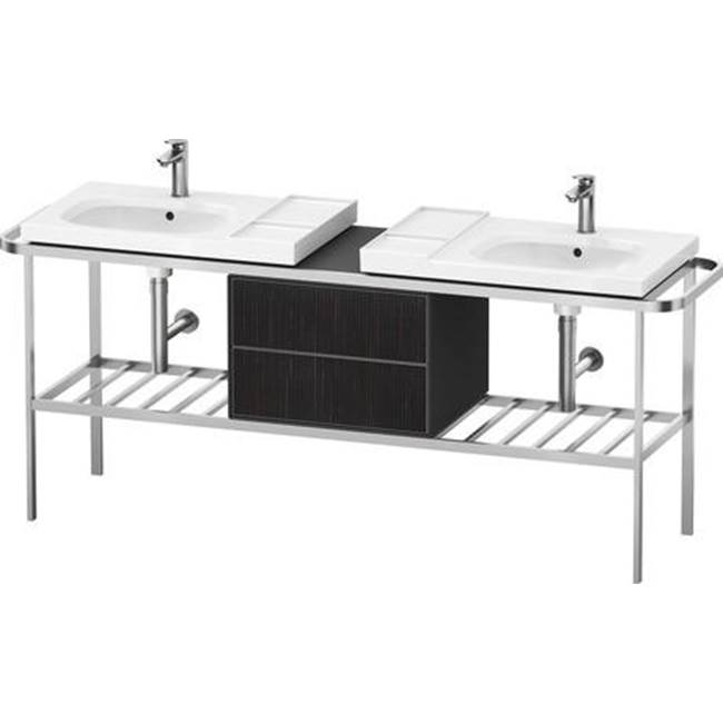 Aurena 77 1/2'' x 31 5/8'' Console in Brushed Aluminum-related