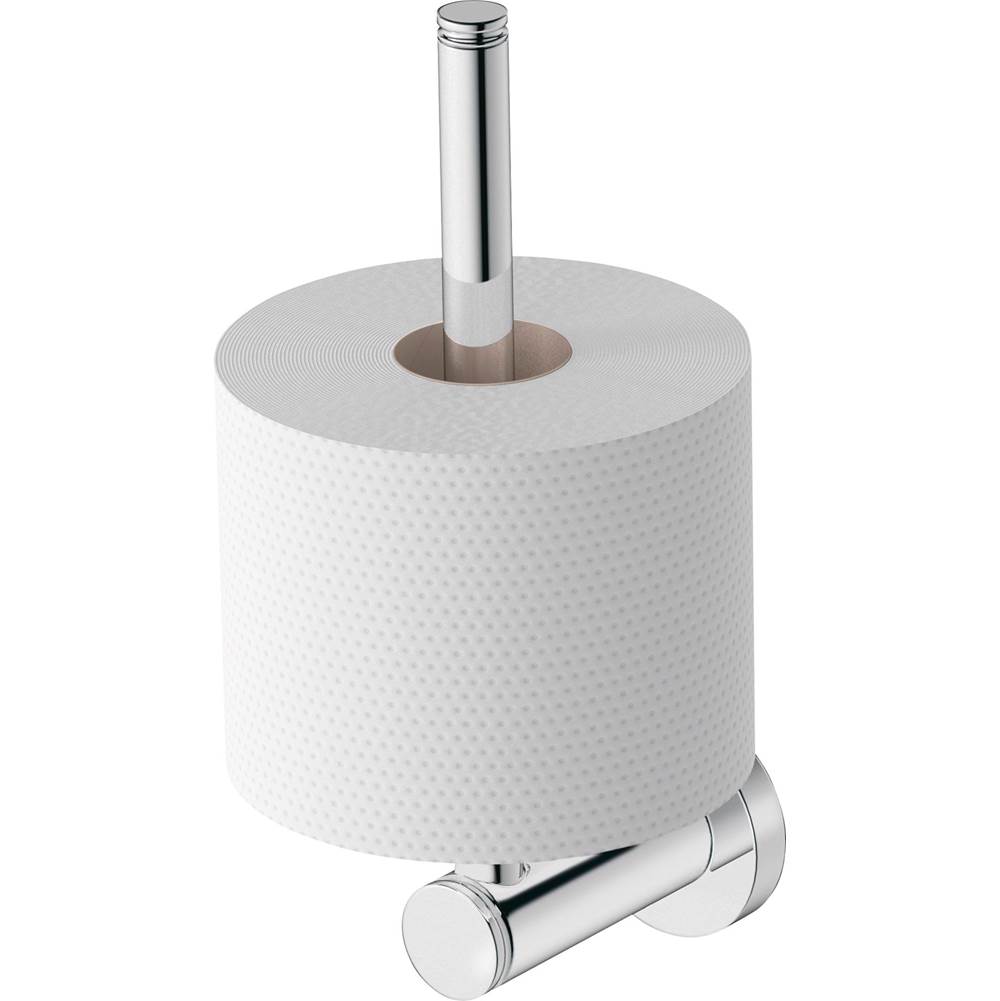 D-Code Single Roll Toilet Paper Holder in Chrome-related
