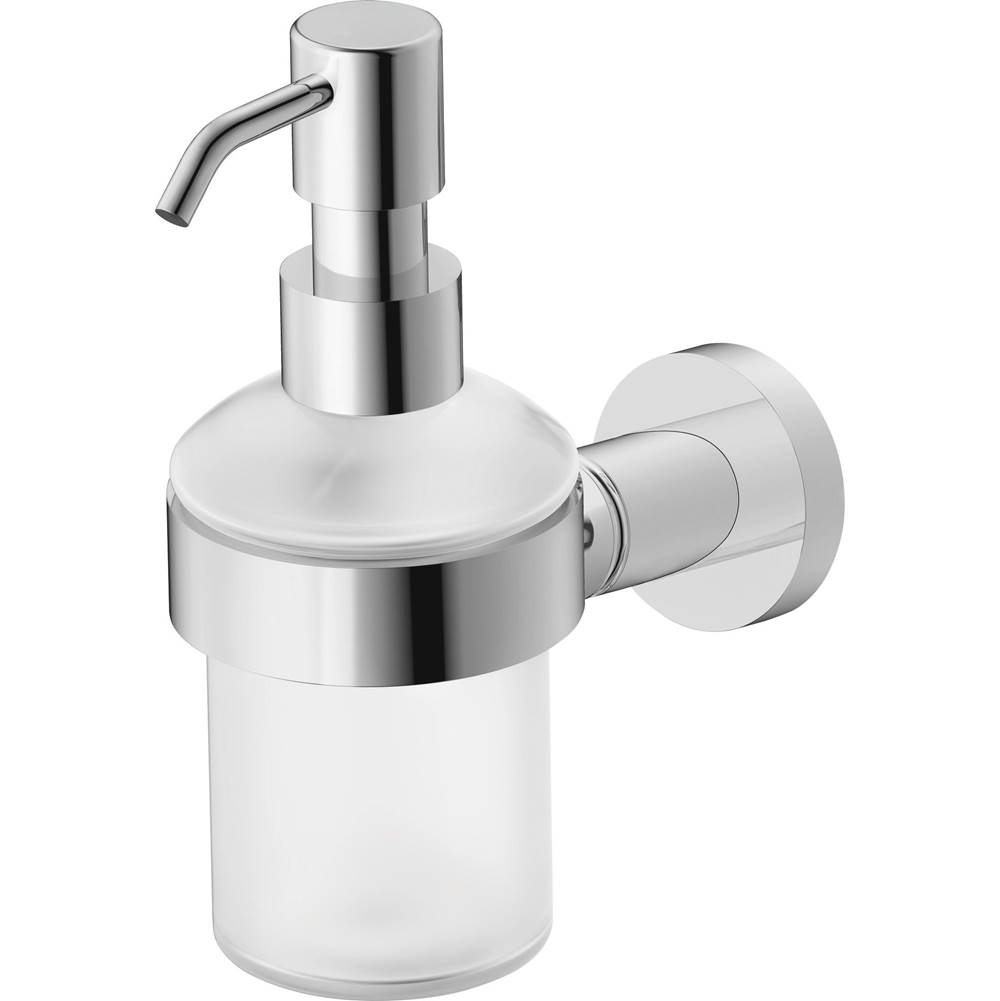 D-Code Wall Mount Soap Dispenser in Chrome-shop