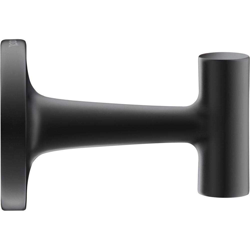 Starck T Single Robe Hook in Matte Black-related
