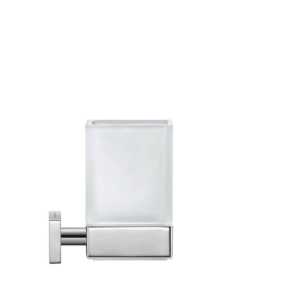 Karree Wall Mount Toothbrush Holder in Chrome-related